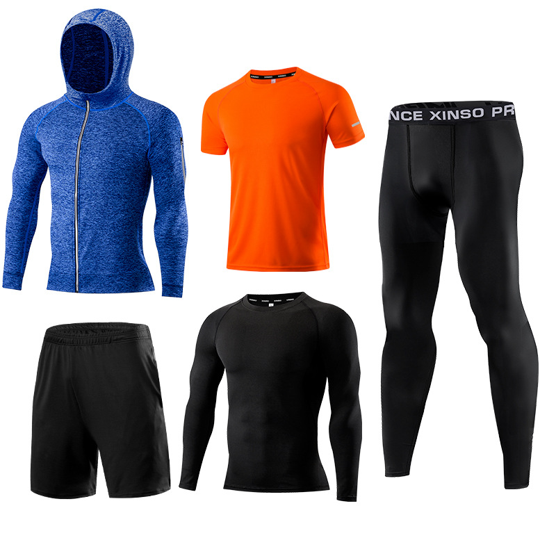 Running Gear Quick Dry - Conjunto de roupas de fitness masculinas