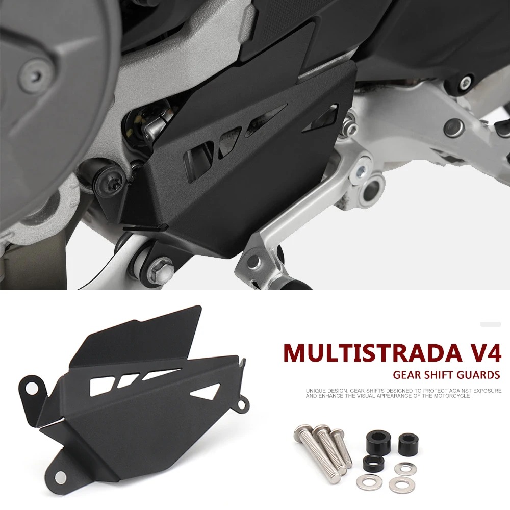 New Gear Running - Acessórios para motocicletas, novo protetor preto