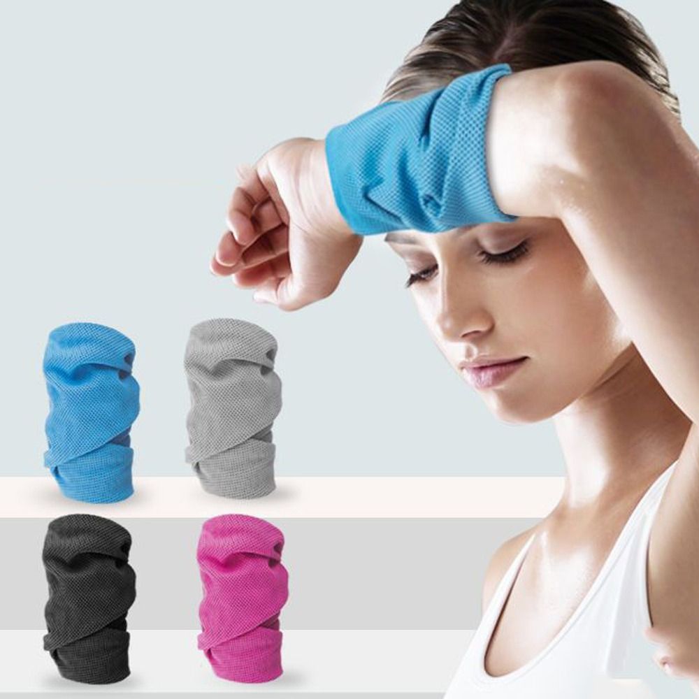 Sweat Band Wrist - Fibra de poliéster esportes pulso suor