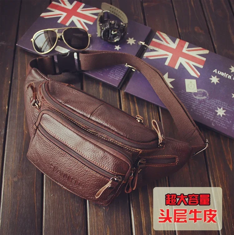 Bolsa de cintura de couro genu - Running Gear For avaliação e preço