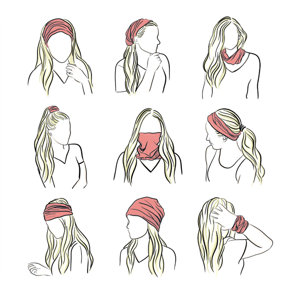 Balaclava roxa feminina, faixa - Running Gear Quick Dry avaliação e preço