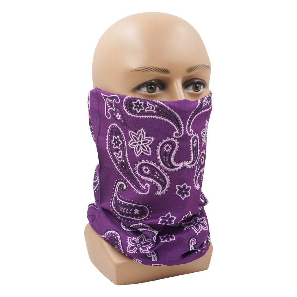 Balaclava roxa feminina, faixa - Running Gear Quick Dry avaliação e preço