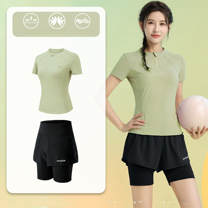 Conjunto de Verão Feminino de  - Running Gear Quick Dry avaliação e preço