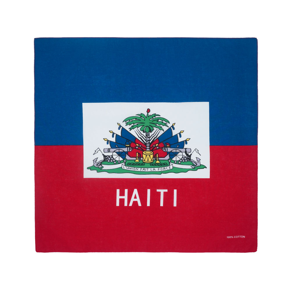 Haiti bandeira bandana 100% al - Running Gear Gifts For Men avaliação e preço
